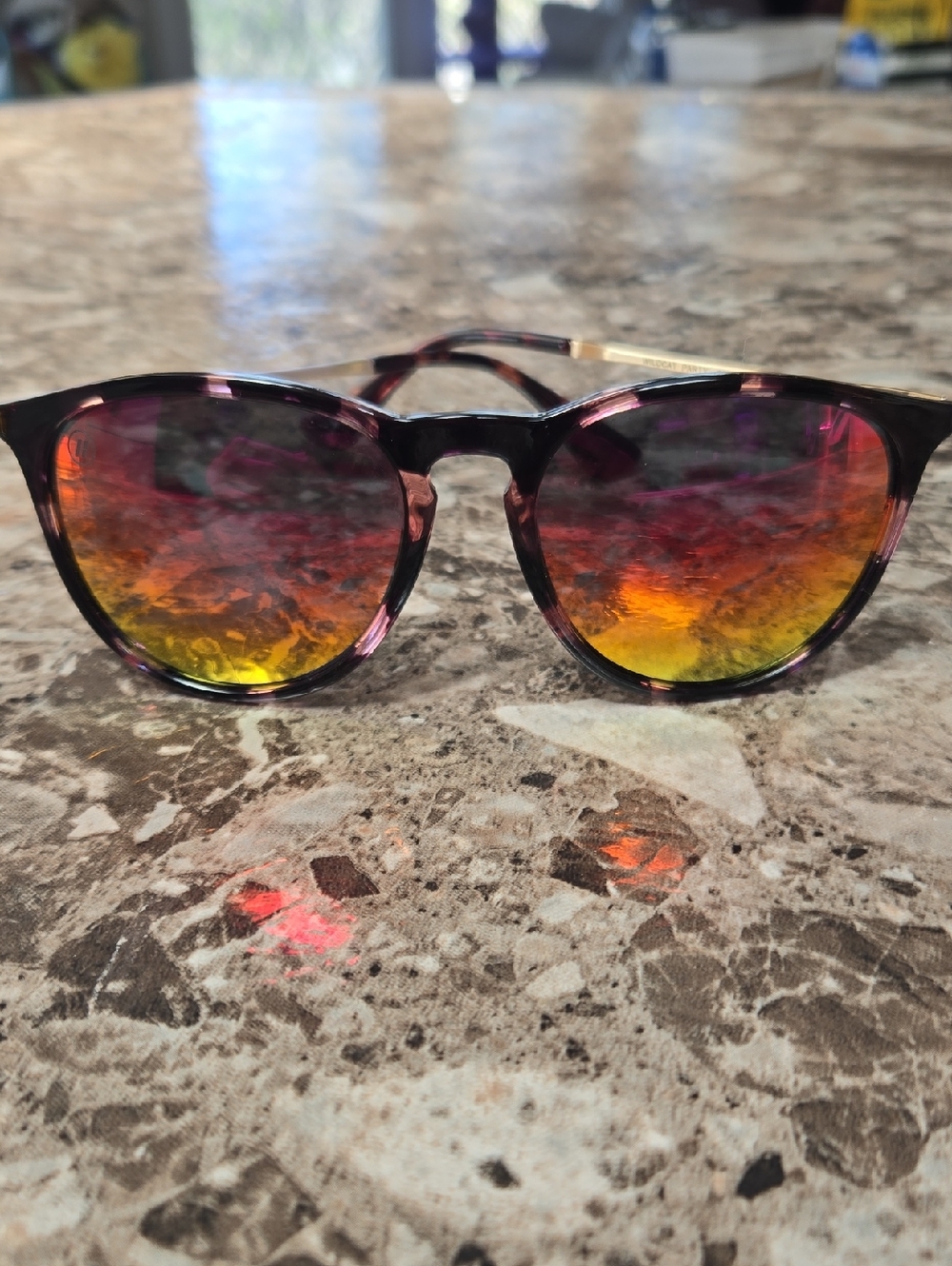 Blenders Wildcat Party Reflective Gradient Lens Women's Sunglasses